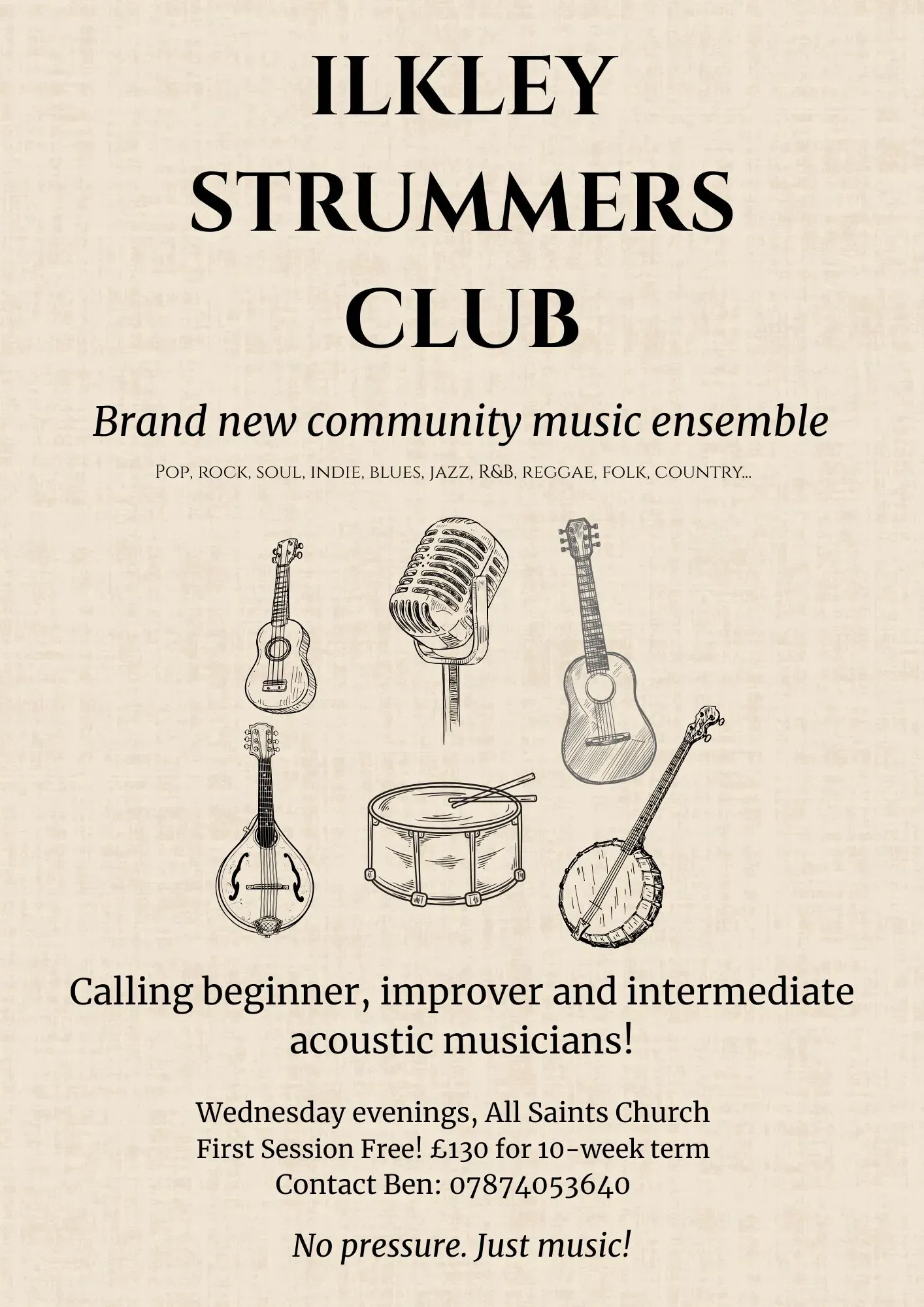 Ilkley Strummers Club, community acoustic music group in Ilkley